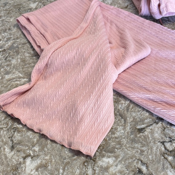 Blush Ribbed Lounge Set - Picture 5 of 5